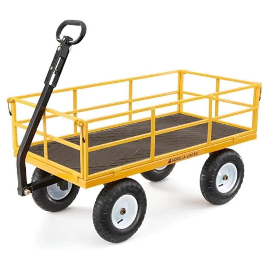 Heavy Equipment Yellow - Heavy Duty Utility Cart All Terrain