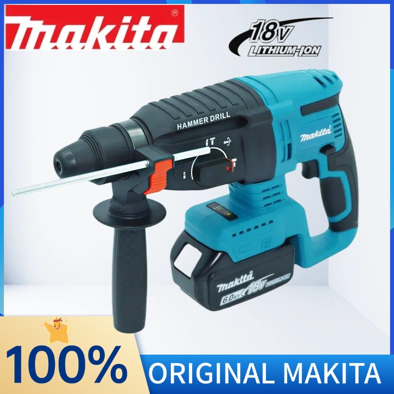 Concrete Breaker Demolition - Original Makita DHR242 18V Brushless Cordless