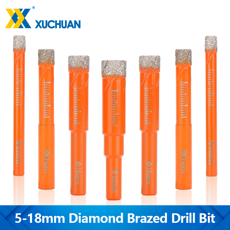 Concrete Breaker Demolition - Diamond Brazed Drill Bit 5/6/8/10/12/14/16/18mm Hole