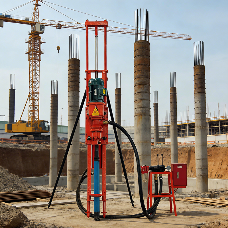 DTH Drill Rig Portable Down Th - Heavy Equipment In Mining ulasan dan harga