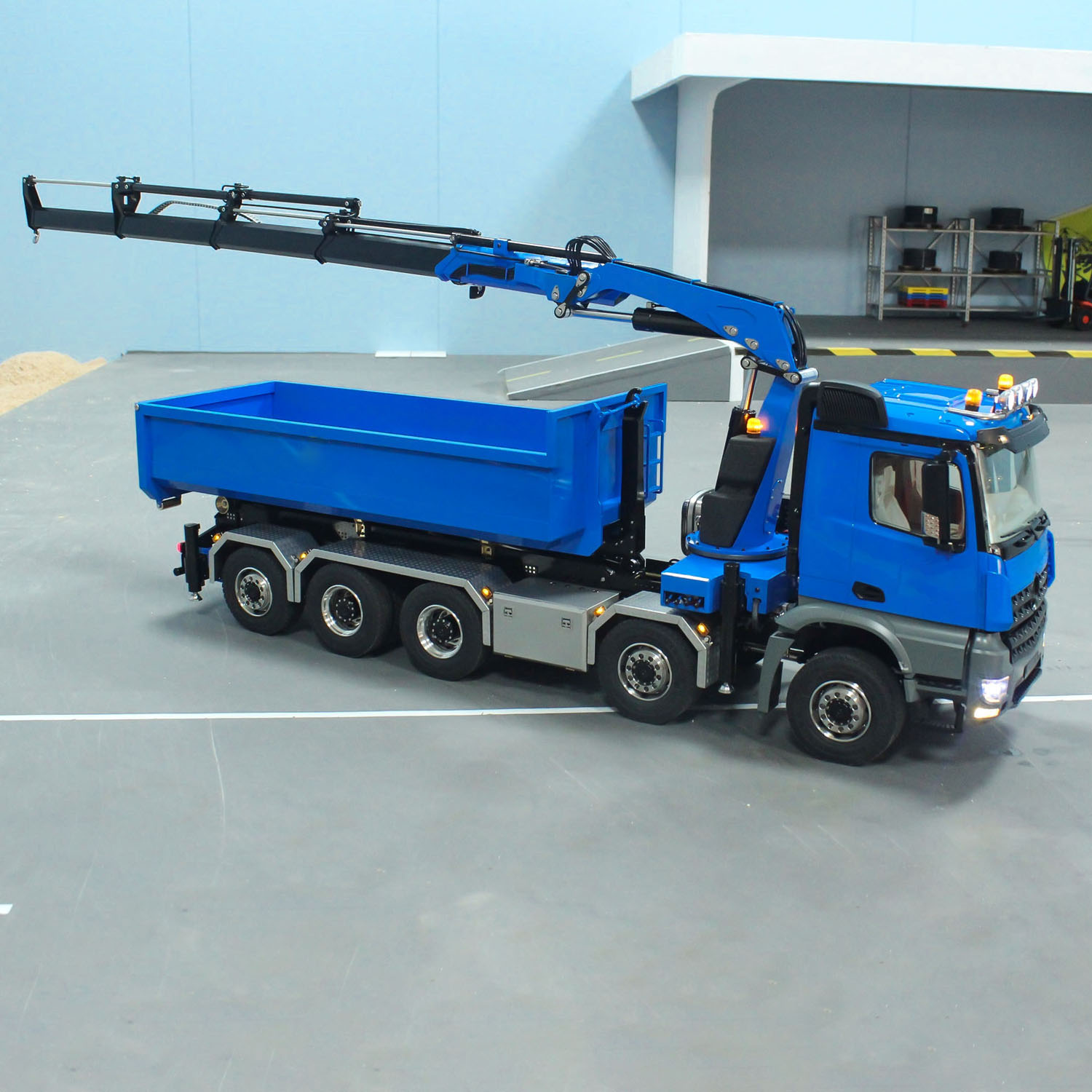 10x10 RC 1/14 Hydraulic Metal  - Heavy Equipment Crane ulasan dan harga