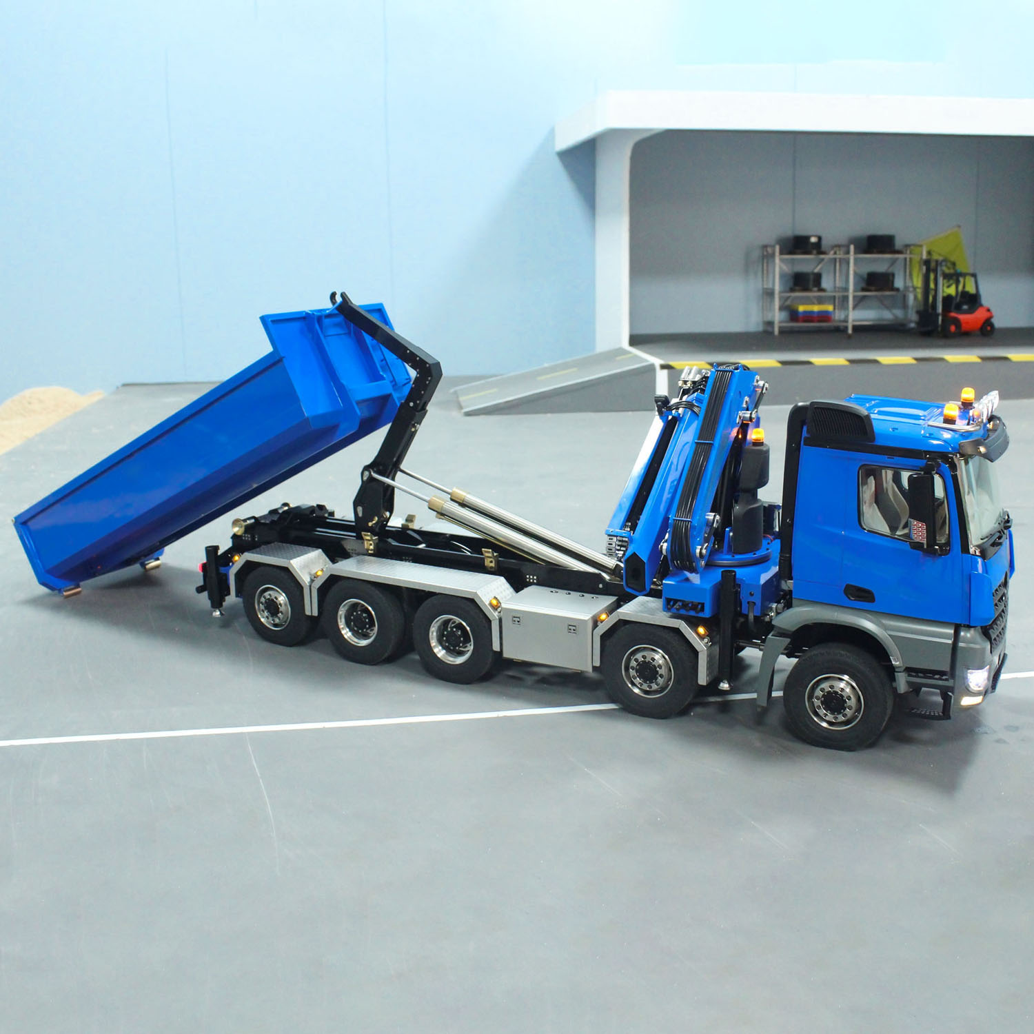 10x10 RC 1/14 Hydraulic Metal  - Heavy Equipment Crane ulasan dan harga