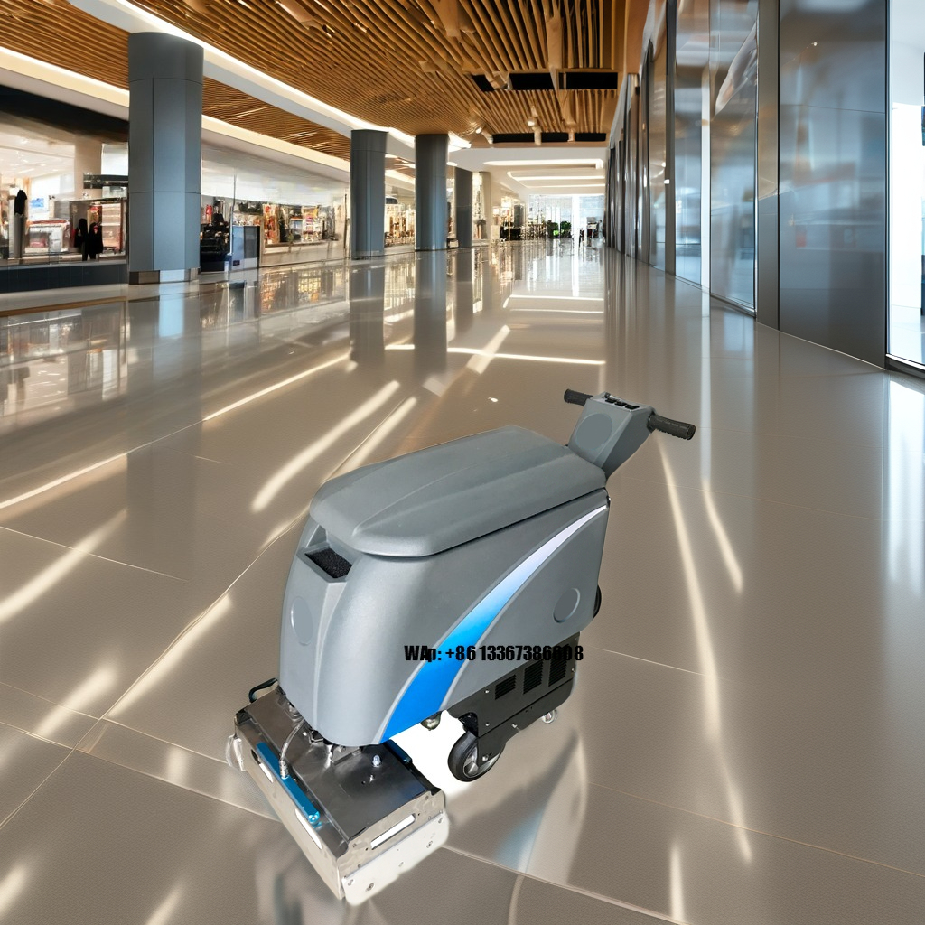 Electric Mini Autonomous Indus - Industrial Floor Scrubber ulasan dan harga