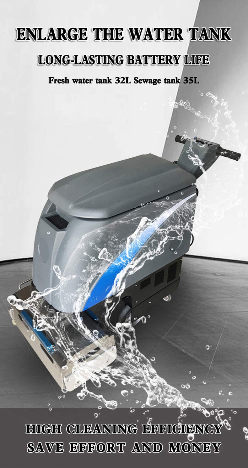 Electric Mini Autonomous Indus - Industrial Floor Scrubber ulasan dan harga