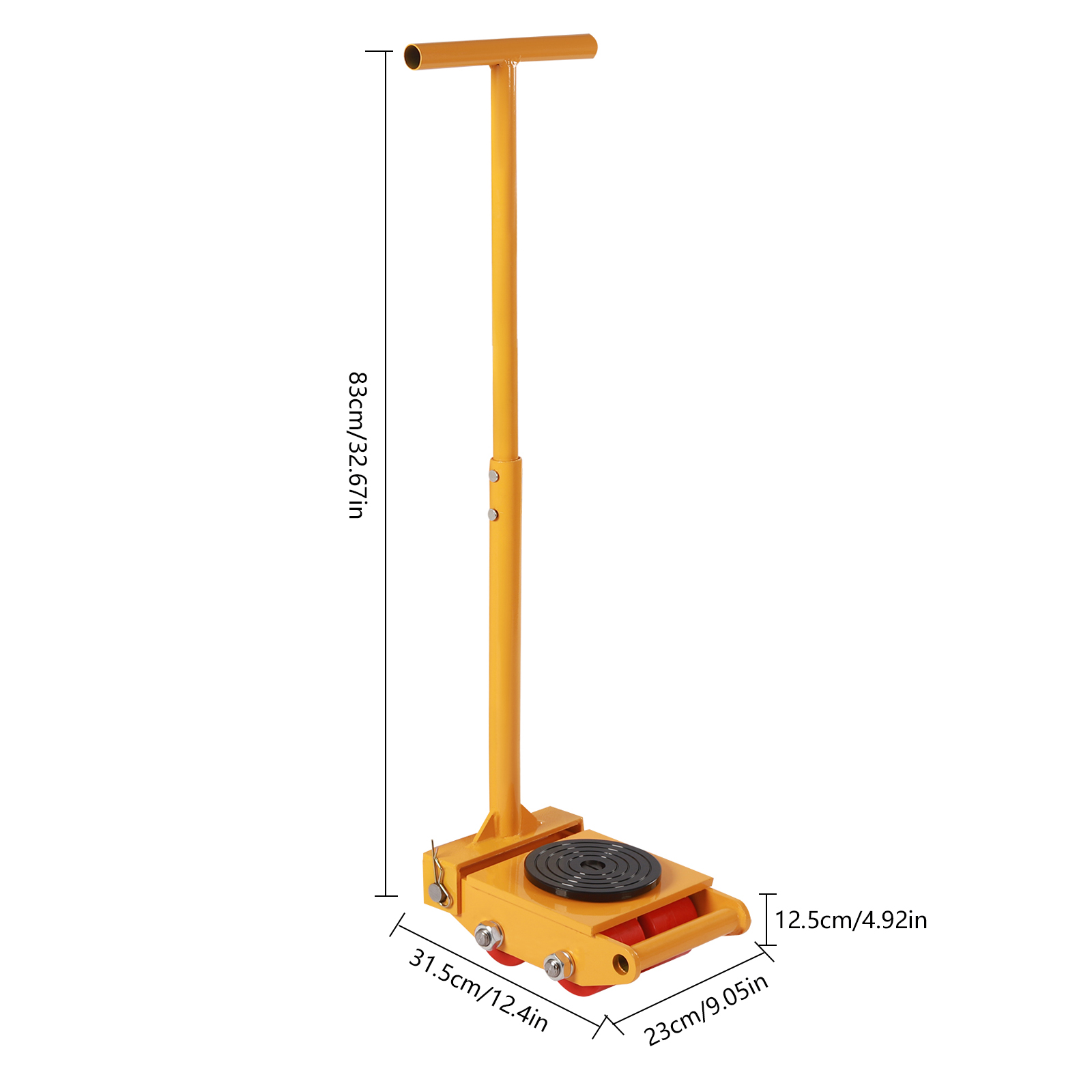 4pcs Machinery Mover, 6T Machi - Heavy Equipment Yellow ulasan dan harga
