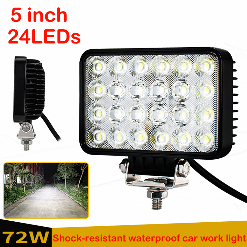 1PC 72W Vehicle Driving Light  - Heavy Equipment Vehicles ulasan dan harga