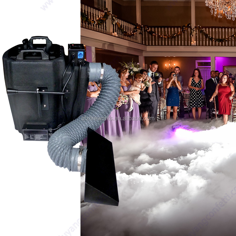 6000W Dry Ice Low Fog Machine  - Heavy Equipment In Chinese ulasan dan harga
