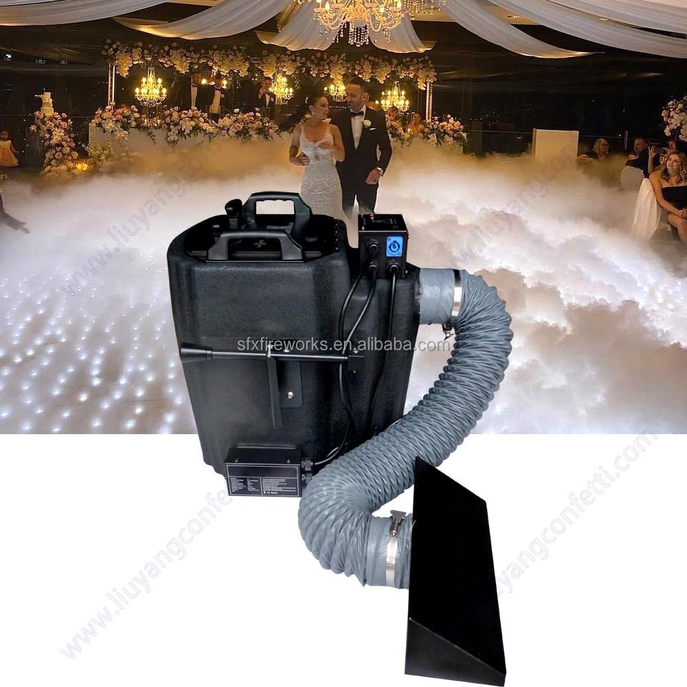 6000W Dry Ice Low Fog Machine  - Heavy Equipment In Chinese ulasan dan harga