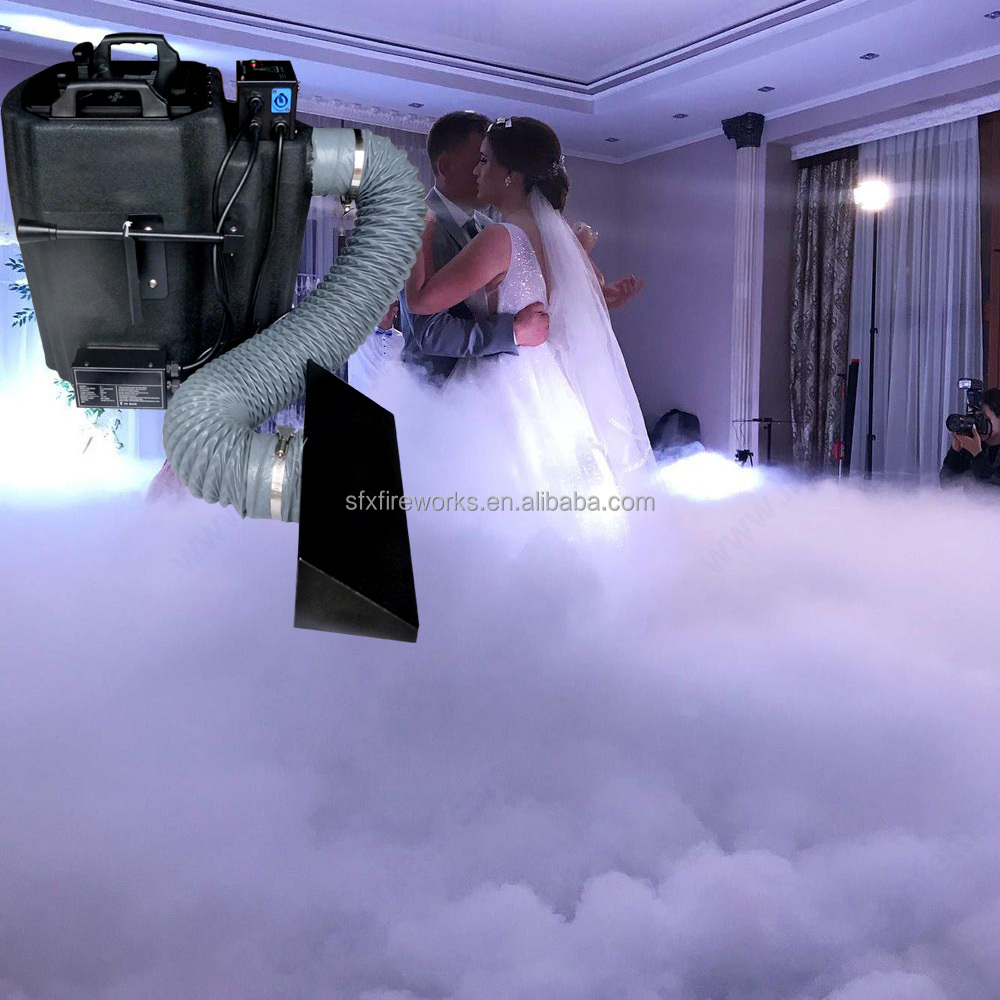 6000W Dry Ice Low Fog Machine  - Heavy Equipment In Chinese ulasan dan harga