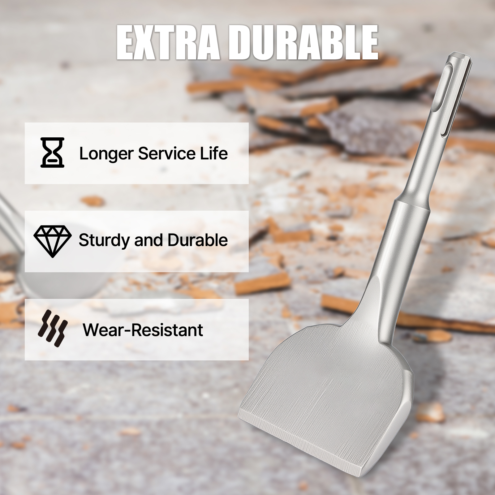 Versery  1PC SDS PLUS Electric - Concrete Breaker Demolition ulasan dan harga