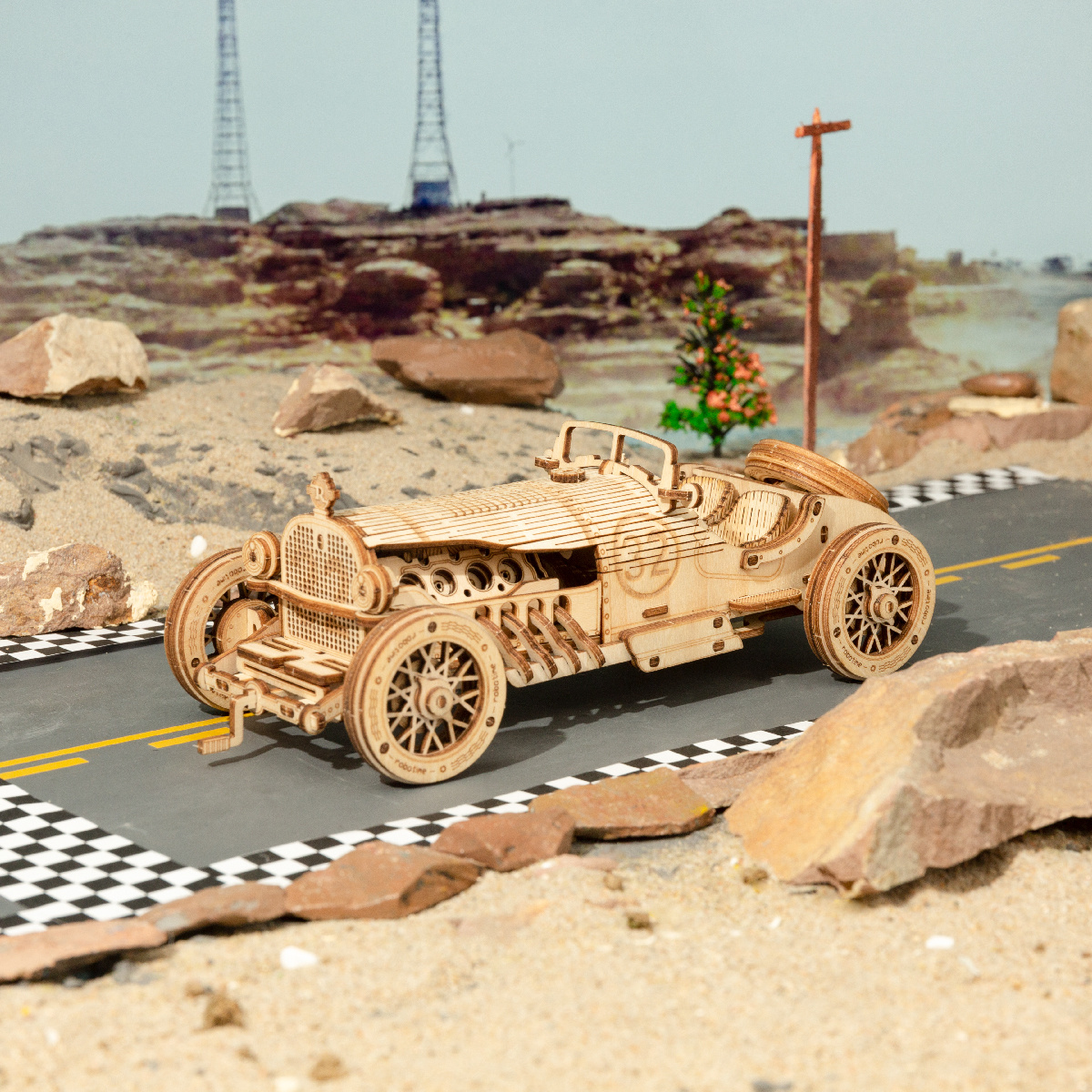 Robotime Rokr Classic Car 3D W - Heavy Equipment Vehicles ulasan dan harga