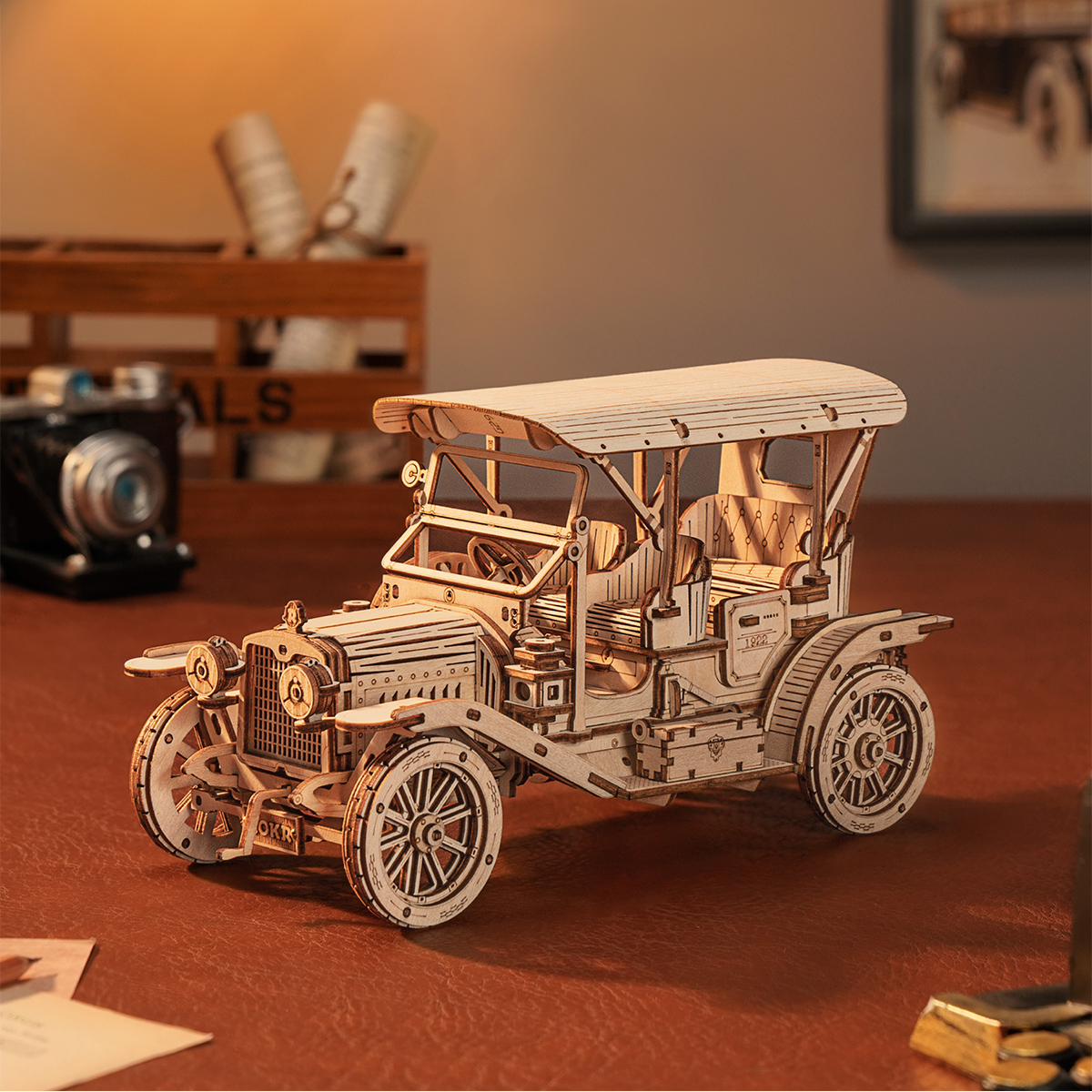 Robotime Rokr Classic Car 3D W - Heavy Equipment Vehicles ulasan dan harga