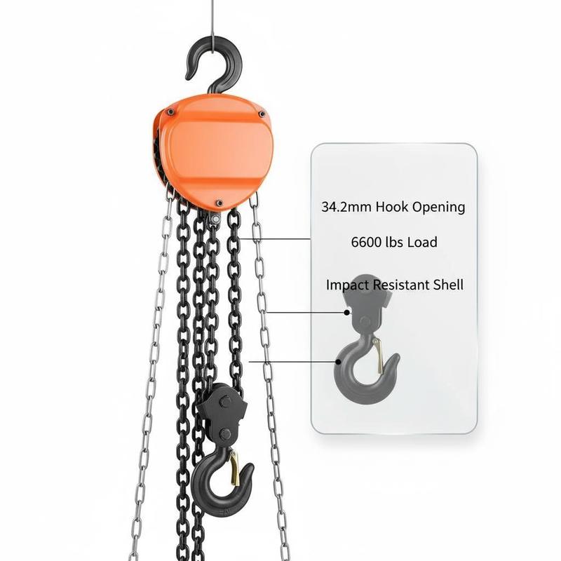 Chain hoist with 3-ton lifting - Heavy Equipment And Machinery ulasan dan harga