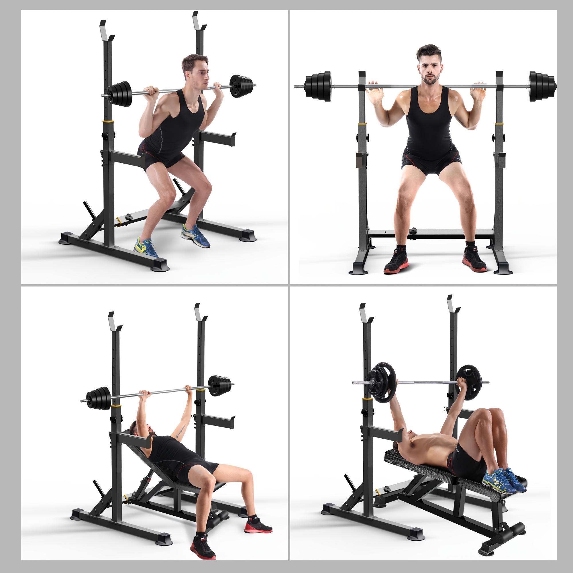 1 Squat Stand With Barbell Wei - Heavy Equipment Usa ulasan dan harga