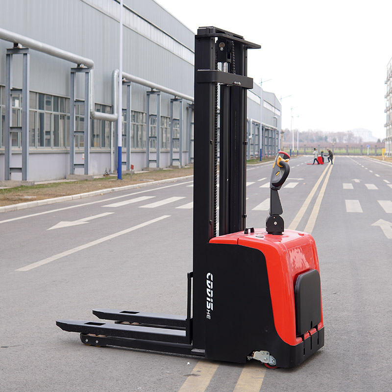 Compact Semi Electric Stacker  - Electric Forklift ulasan dan harga