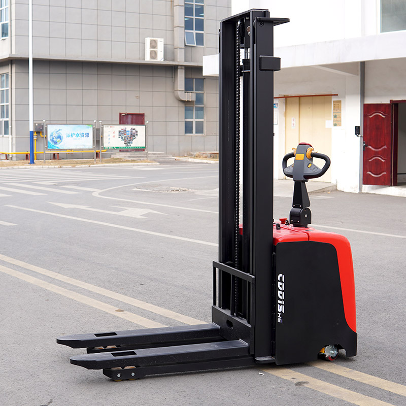 Compact Semi Electric Stacker  - Electric Forklift ulasan dan harga