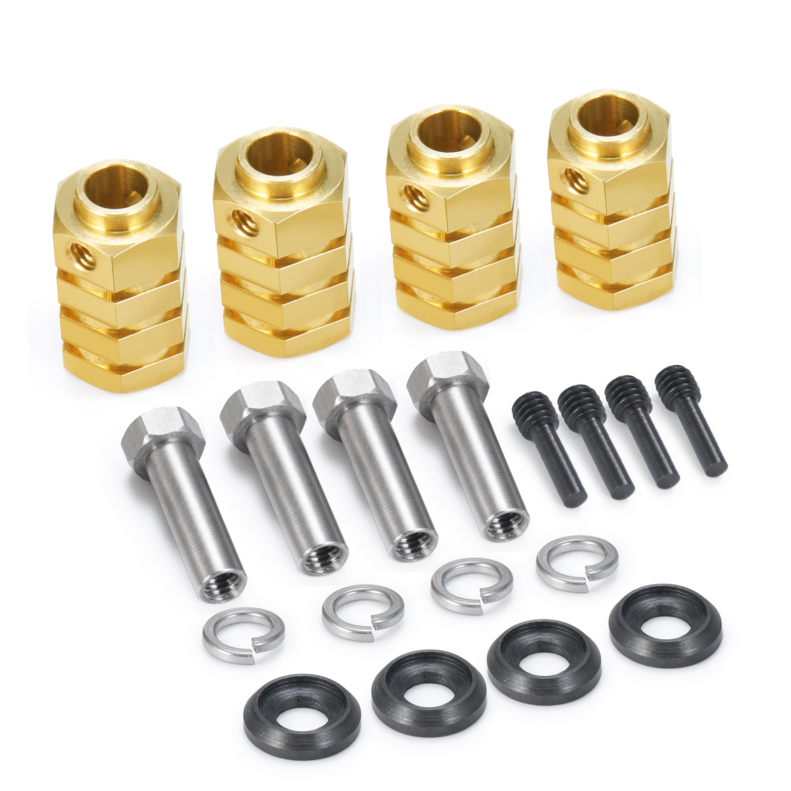 AXSPEED 4PCS 12mm Wheel Hex Ad - Heavy Equipment Vehicles ulasan dan harga