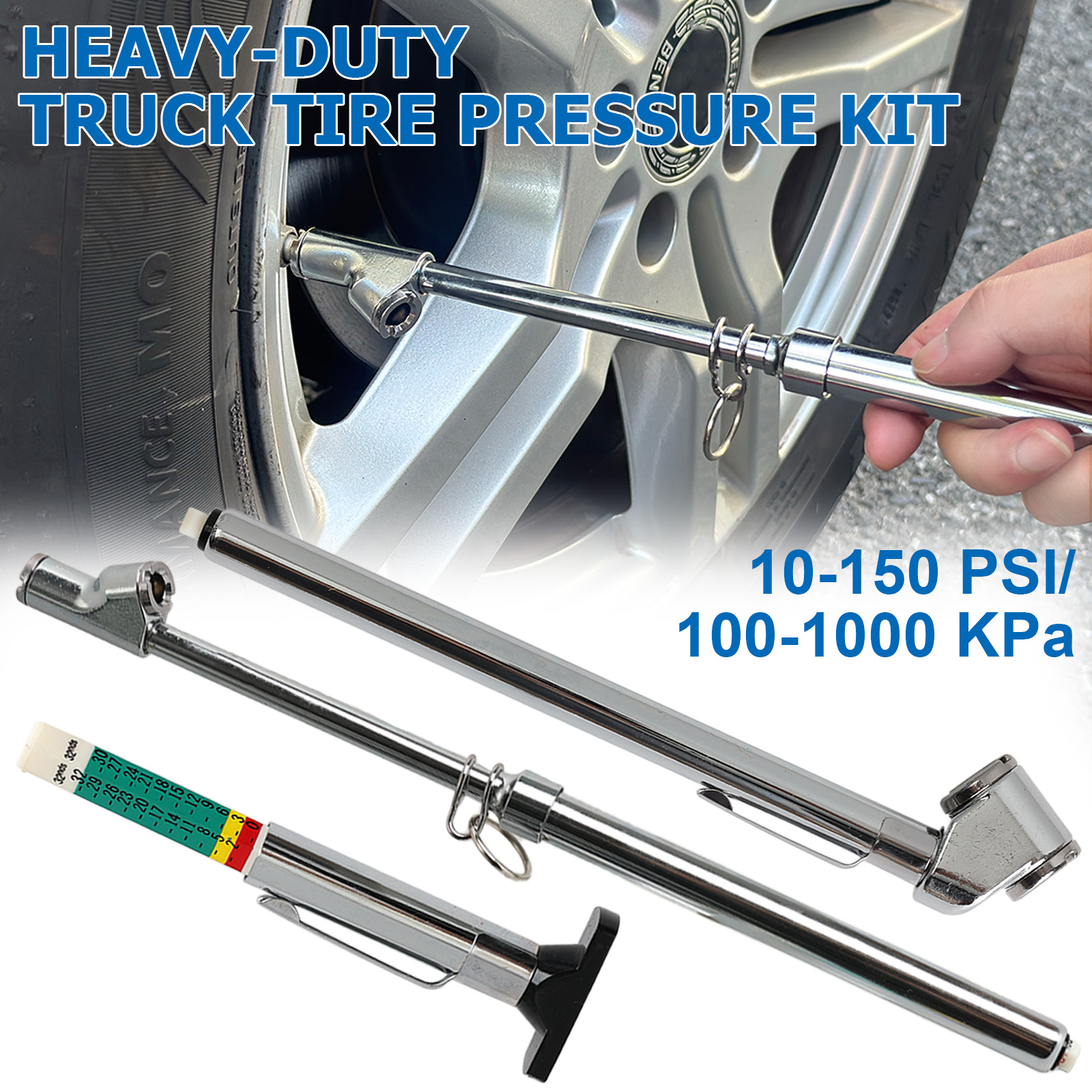 2X Dual Head & Scale Tire Pres - Heavy Equipment Vehicles ulasan dan harga