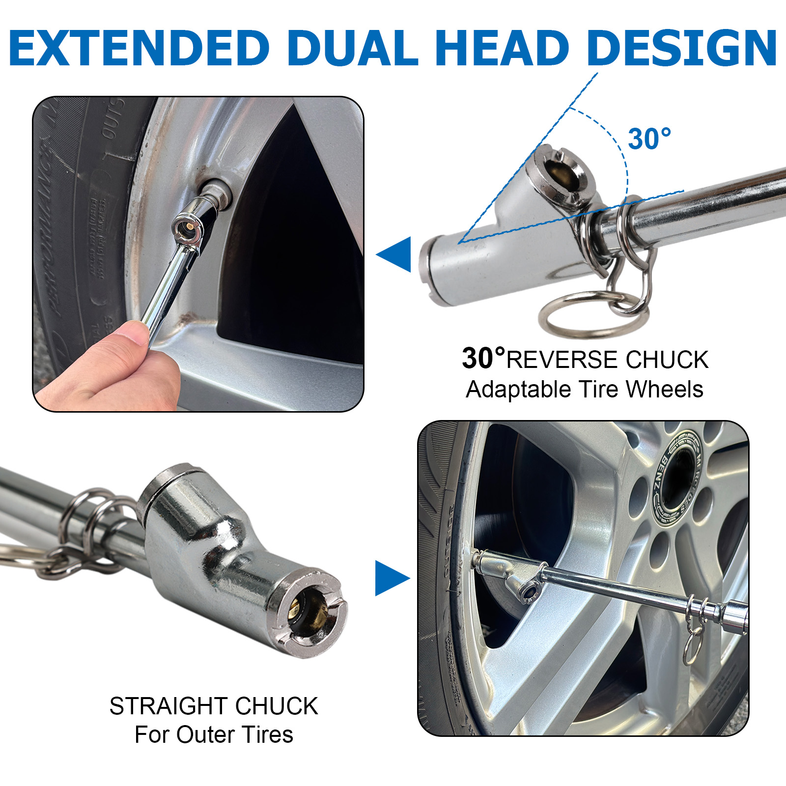 2X Dual Head & Scale Tire Pres - Heavy Equipment Vehicles ulasan dan harga