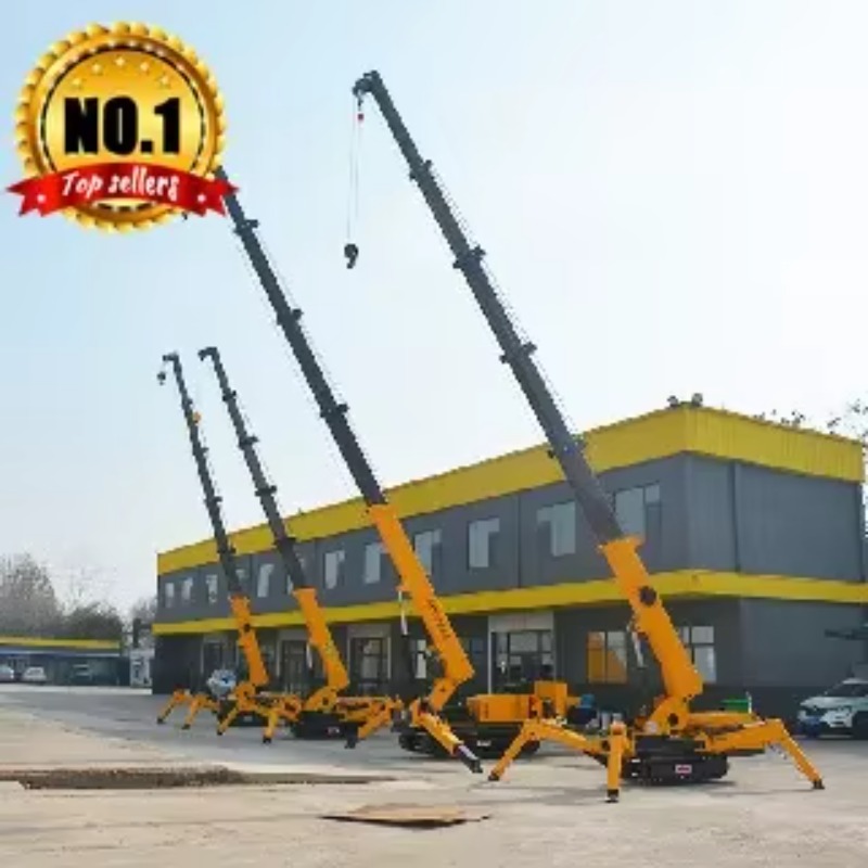 8T Hydraulic Spider Crane Heav - Heavy Equipment And Machinery ulasan dan harga