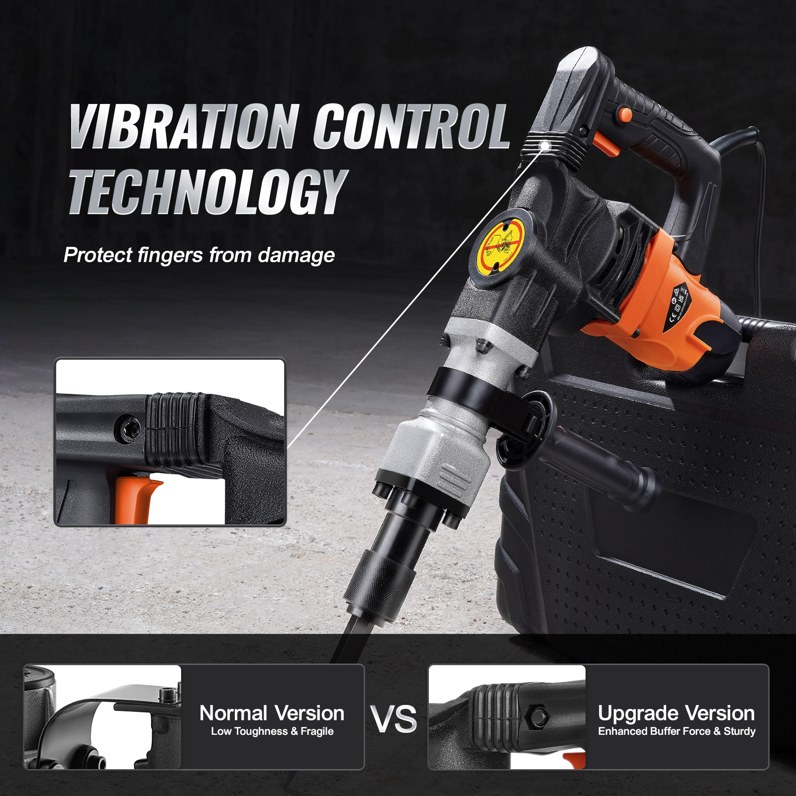 SucceBuy 1400W Demolition Jack - Concrete Breaker Demolition ulasan dan harga