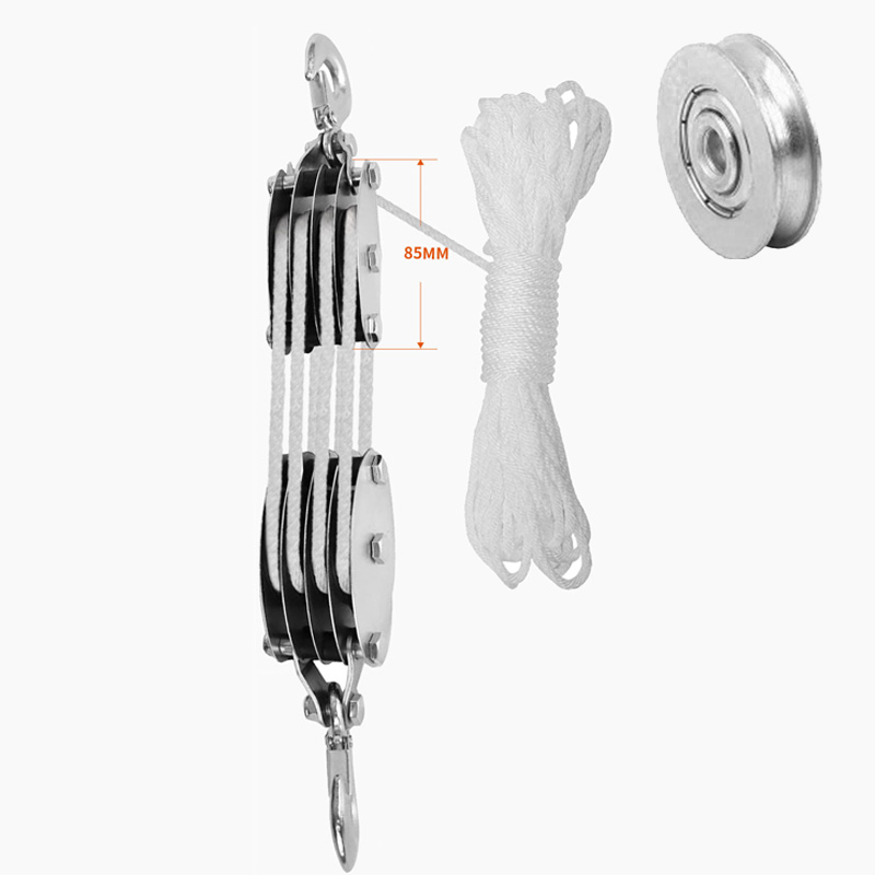 270° Rotatable Rope Pulley Blo - Heavy Equipment Crane ulasan dan harga